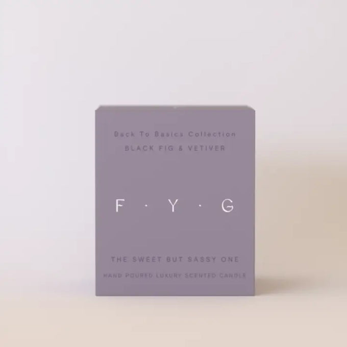Black Fig & Vertiver Candle F.Y.G - Image 2