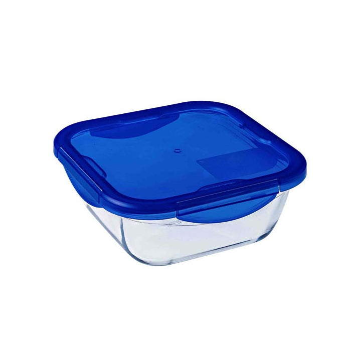 Pyrex 1.9L square glass dish with airtight clip lid, freezer to oven safe, stackable, meal prep container – Keans Claremorris