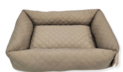 Lottie Bed Large Brown – spacious pet bed with soft cushioning, available at Keans Claremorris