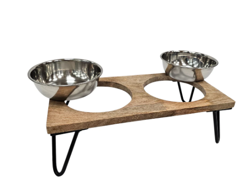 Hairpin Wooden Bowl Set 700ml – Durable, stylish wooden bowls by Keans Claremorris, perfect for serving and decor.