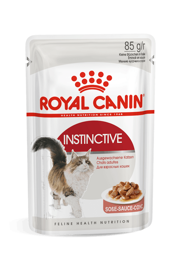 Royal Canin Instinctive Cat Pouch 85g in Gravy – Nutritionally balanced adult cat food | Keans Claremorris