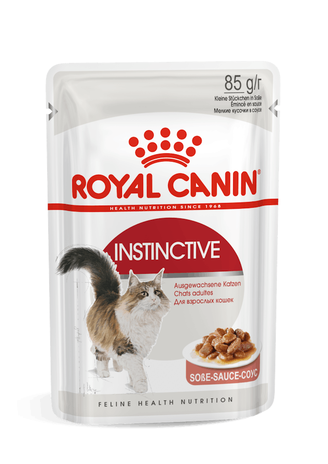 Royal Canin Instinctive Cat Pouch 85g in Gravy – Nutritionally balanced adult cat food | Keans Claremorris
