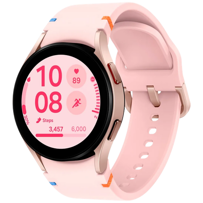 Samsung Galaxy Watch FE 40mm Pink Gold smartwatch, fitness tracking, stylish design – available at Keans Claremorris