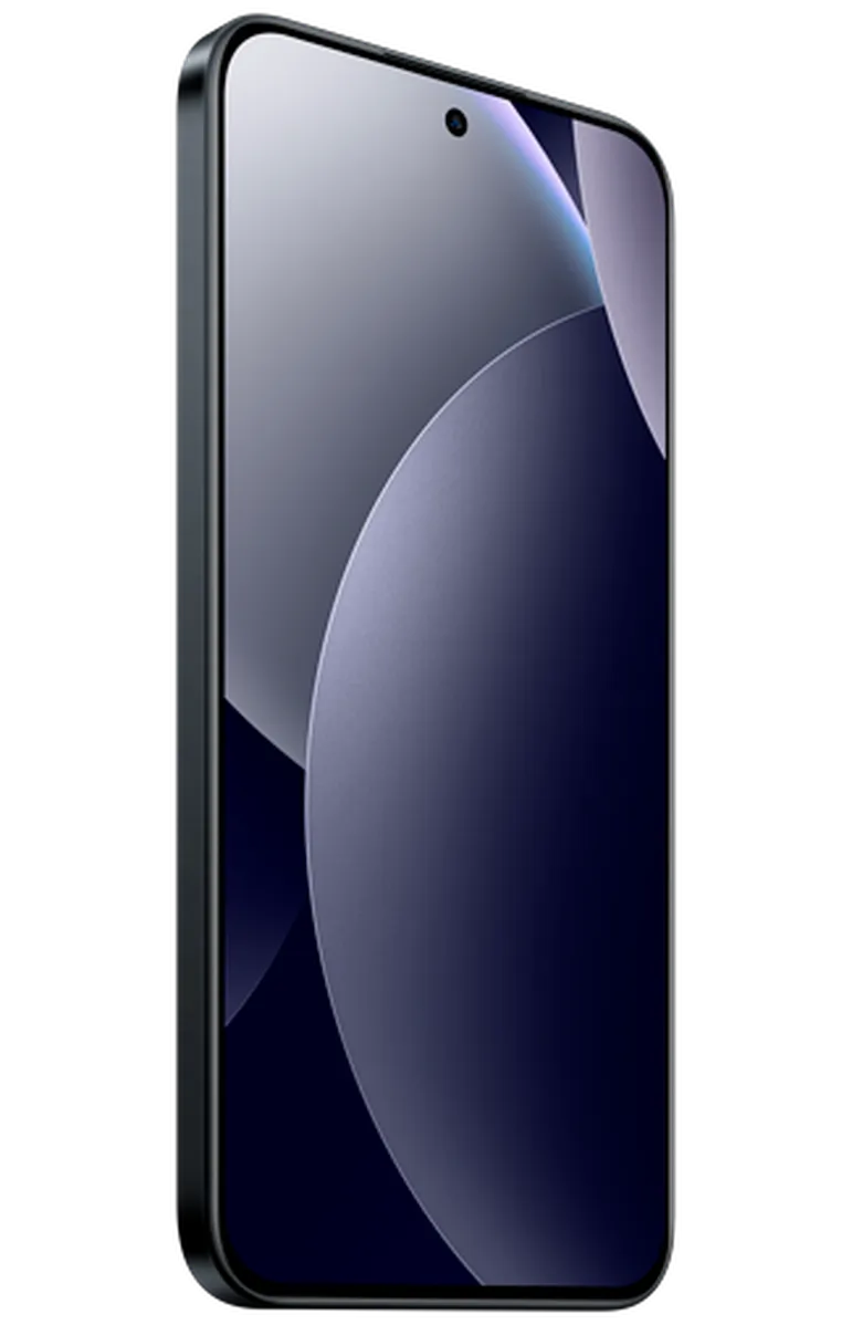 Xiaomi Redmi Note 15 Pro 5G in black showing front display with centered punch-hole camera.