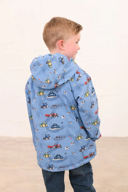 Finlay Boys Waterproof Coat – Farm Print