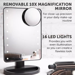 Carmen LED Illuminated Mirror with bright lighting, sleek design – available at Keans Claremorris.
