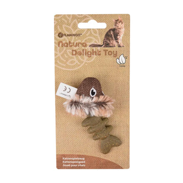 Natura Delight Fish Mix Cat Toy with catnip, mixed textiles, 9cm, white, black, brown – Keans Claremorris