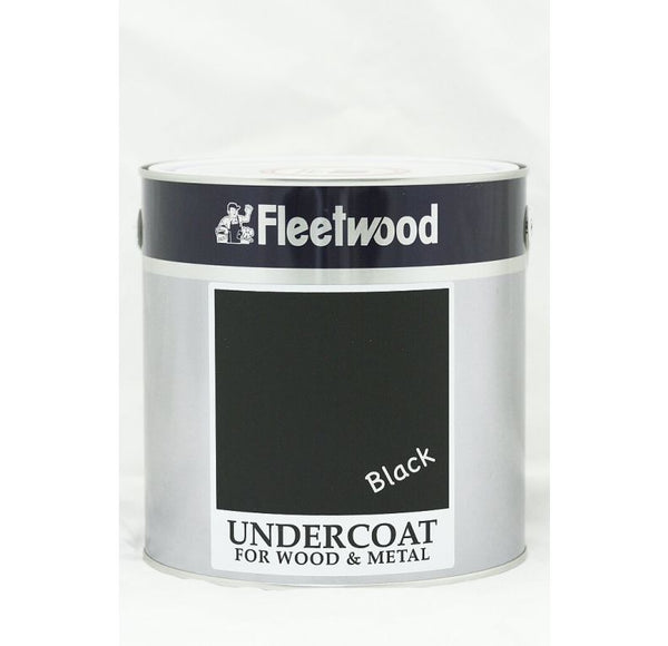 Fleetwood UnderCoat Black 2.5ltr