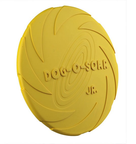 Floatable natural rubber dog disc, gentle on teeth, safe for young dogs, 15cm, various colors – Keans Claremorris.