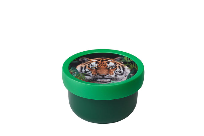 Mepal Fruit Box Campus 300ml Wild Tiger, leakproof, child-friendly, microwave safe, with fork – Keans Claremorris
