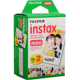 Instax Mini Film Twin Pack 20 sheets, vivid color, ISO 800, compatible with Instax Mini cameras - Keans Claremorris