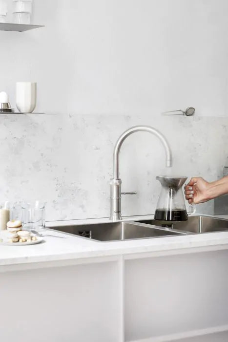 Quooker 3FRCHR PRO3 Fusion Round Chrome Boiling Water Tap - Instant Hot Water, Keans Claremorris