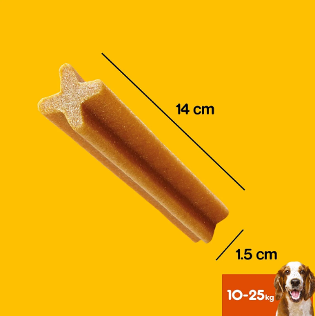 Pedigree Dentastix Medium dog dental treats for oral care, available at Keans Claremorris.