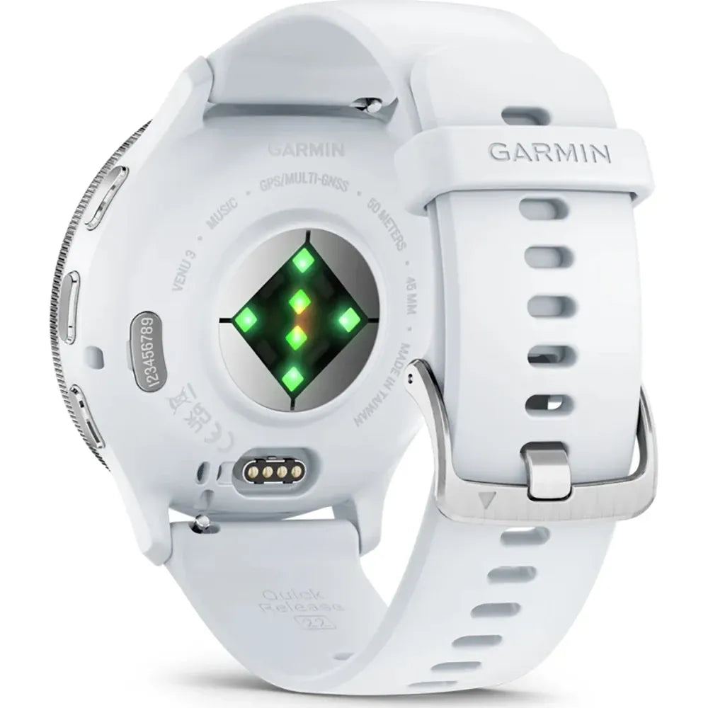 Garmin Venu 3 Silver Smartwatch with GPS and Health Tracking, available at Keans Claremorris
