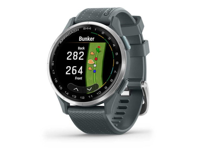 Garmin Approach S44 43mm Golf Smartwatch in Silver with Twilight Silicone Band - Keans Claremorris