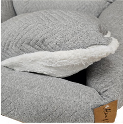 Alfie High Back Bed Large with cushioned headboard, stylish design – available at Keans Claremorris