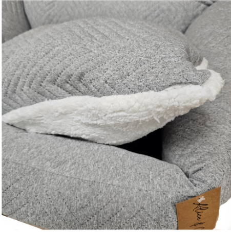 Alfie High Back Bed Large with cushioned headboard, stylish design – available at Keans Claremorris