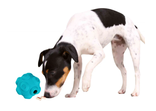 Snack Ball 9cm toy for pets, durable and fun chew ball – available at Keans Claremorris.