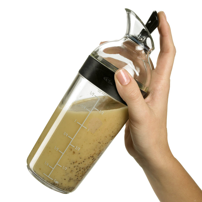 Oxo Salad Dressing Shaker Black - Image 4