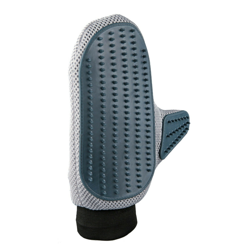 Fur Care Glove 18x24cm with rubber bristles, breathable mesh, massages and removes pet hair – Keans Claremorris