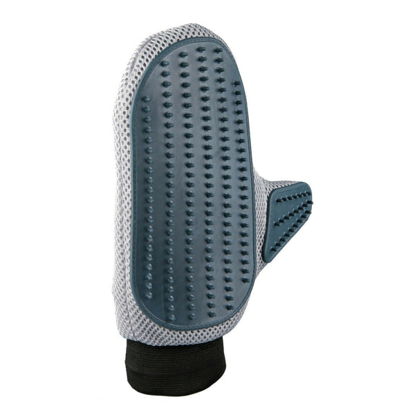Fur Care Glove 18x24cm with rubber bristles, breathable mesh, massages and removes pet hair – Keans Claremorris