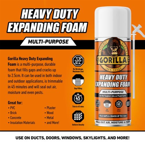 Gorilla Heavy Duty Expanding Foam 353Ml - Image 3