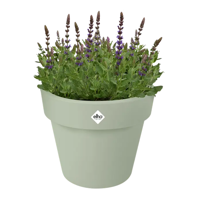 Green Basics Top Planter 47cm in Stone Green – durable, stylish garden pot | Keans Claremorris