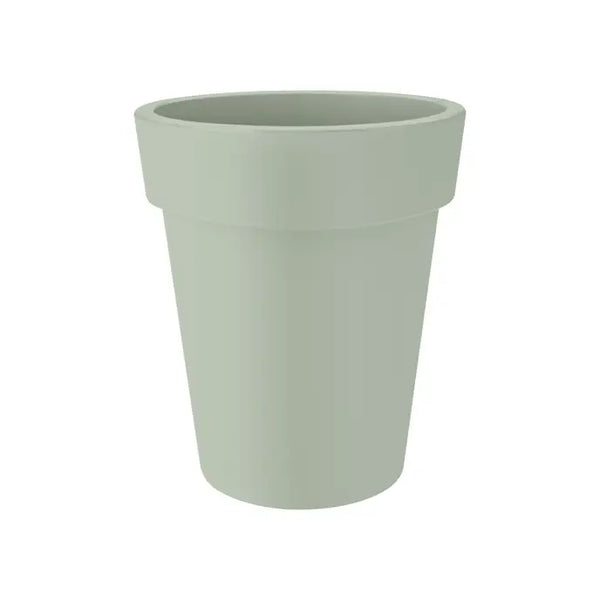 Green Basics Top Planter High 35cm Stone Green
