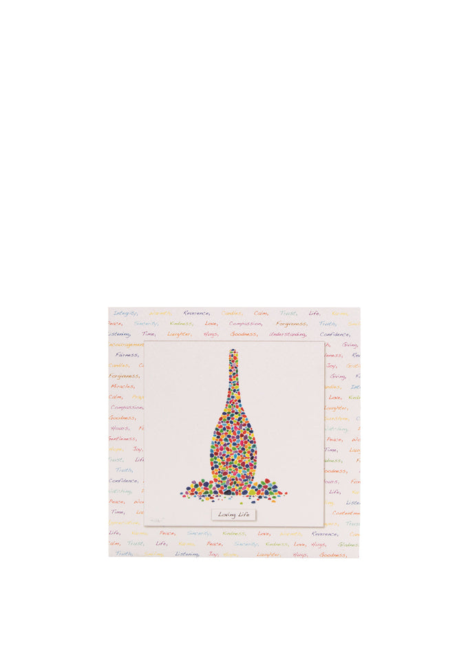 Rita Oates Loving Life Greetings Card 150x150mm with vibrant design, perfect for heartfelt messages - Keans Claremorris.