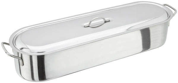 Judge 60cm stainless steel fish poacher, 12.9L capacity, dishwasher and oven safe, available at Keans Claremorris.