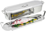 Load image into Gallery viewer, Judge Speciality Cookware 60cm Fish Poacher 12.9Ltr
