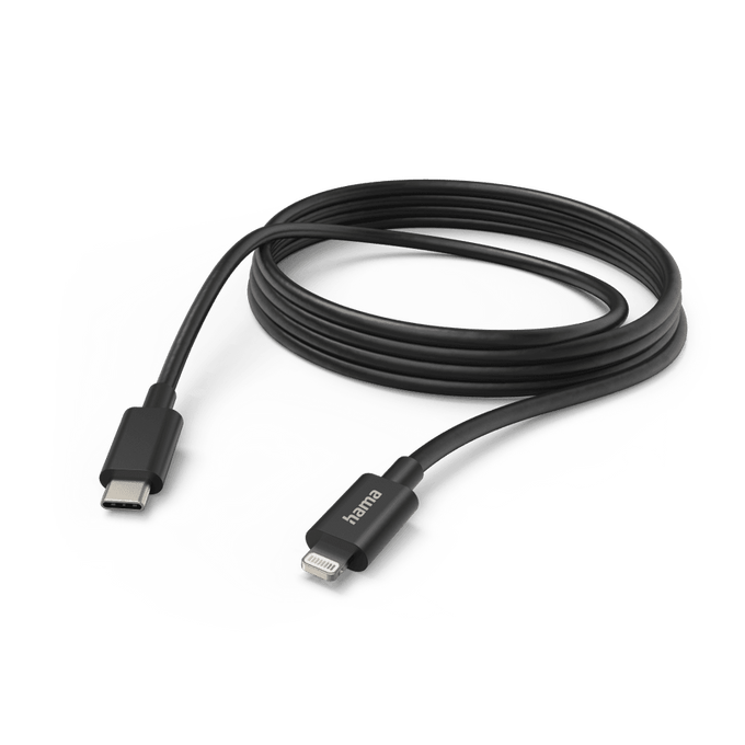 Hama 3M USB-C to Lightning cable, fast charging, durable connectors, MFi certified for Apple devices – Keans Claremorris