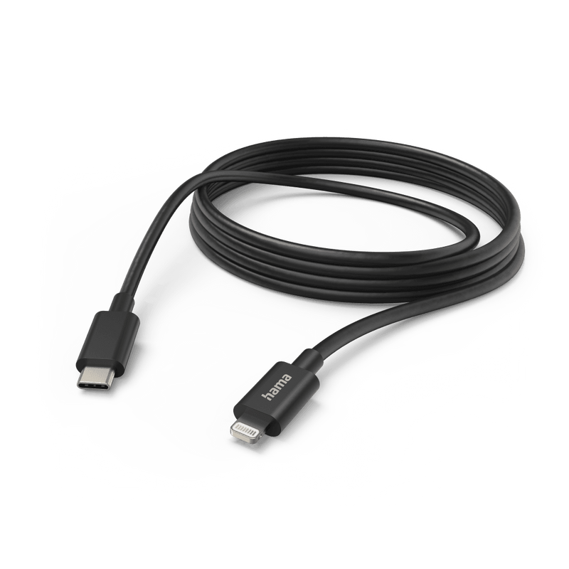 Hama 3M USB-C to Lightning cable, fast charging, durable connectors, MFi certified for Apple devices – Keans Claremorris