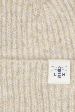 Hannah Hat & Bobble in Irish Cream, one size, cozy knit winter accessory from Keans Claremorris.