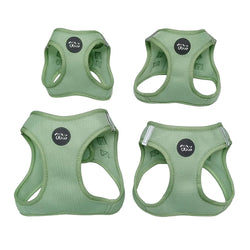 Soft Mesh Dog Harness Green