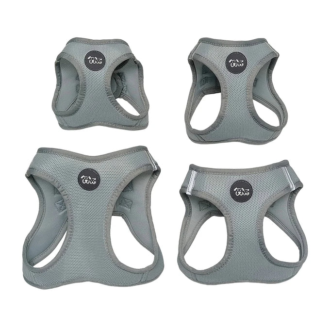 Soft Mesh Dog Harness Grey - Image 2