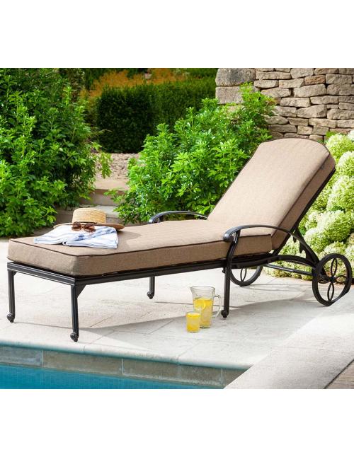 Amalfi Sun Lounger - Bronze - Image 2