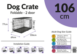 Wire Dog Crate Giant size, durable metal construction, spacious design for large dogs | Keans Claremorris