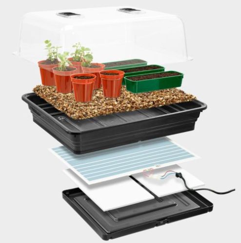 52cm black electric propagator for seed germination, Essentials series – available at Keans Claremorris.