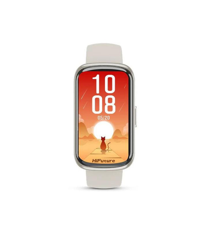 Hi Future Evo Smart Watch 1.47'' Beige IP68 Waterproof – Stylish Fitness Tracker | Keans Claremorris