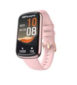 Hi Future Evo 1.47" Pink Smartwatch with IP68 waterproof, heart rate, SpO2, 7-day battery – Keans Claremorris