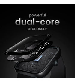 HiFuture Lume Smart Watch 1.85" Display | Black
