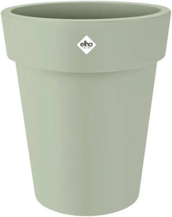 Green Basics Top Planter High 35cm Stone Green, recycled plastic, tall flowerpot, eco-friendly, available at Keans