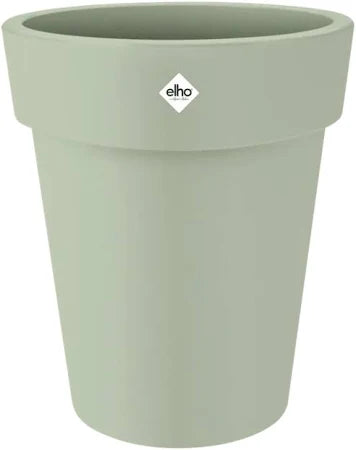 Green Basics Top Planter High 35cm Stone Green, recycled plastic, tall flowerpot, eco-friendly, available at Keans