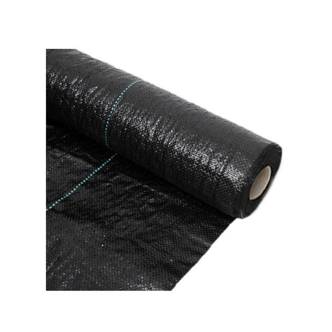 Hipex Weed Control Fabric 50m x 3m for landscaping, allows air & water flow, durable, ideal for patios & flower beds - Keans