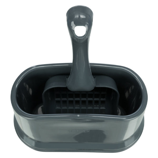 Litter Scoop Holder with non-slip rubber base, fits Trixie scoops, plastic/TPR, 21x15x11cm – Keans Claremorris