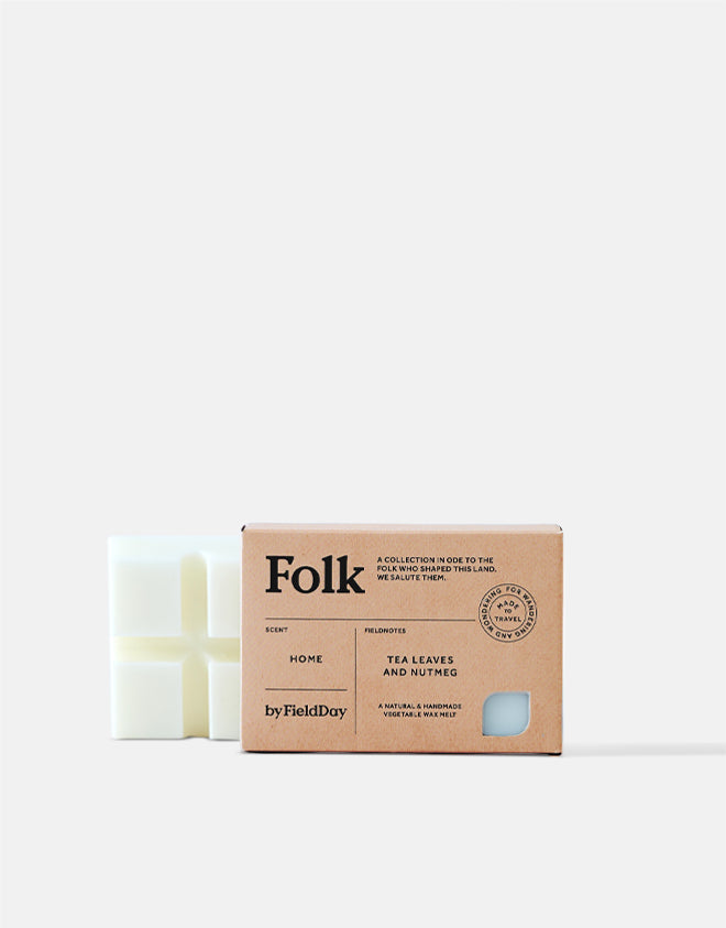 Home Folk 75g vegan vegetable wax melts in recyclable packaging, cruelty-free, sustainable, by Keans Claremorris