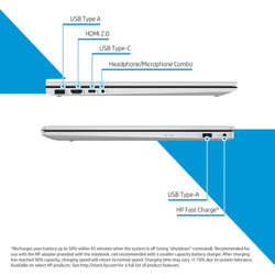 HP 17.3" Laptop Natural Silver, Intel Core i5, 8GB RAM, 512GB SSD – Keans Claremorris