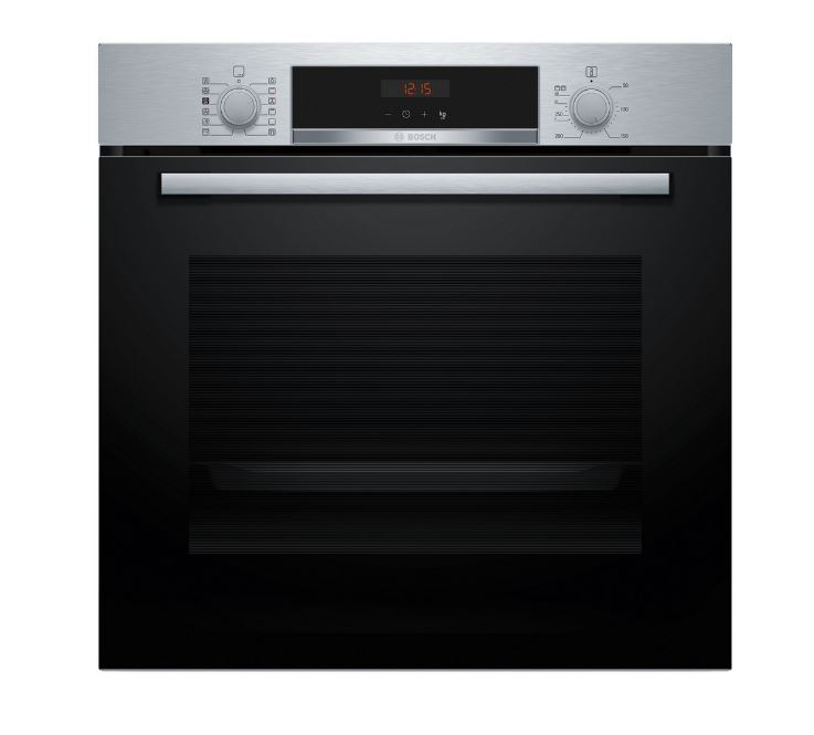 Bosch Series 4 Built-in Steam Oven HQA574BS3B, 71L, pyrolytic cleaning, AutoPilot 10, A+ energy, at Keans Claremorris