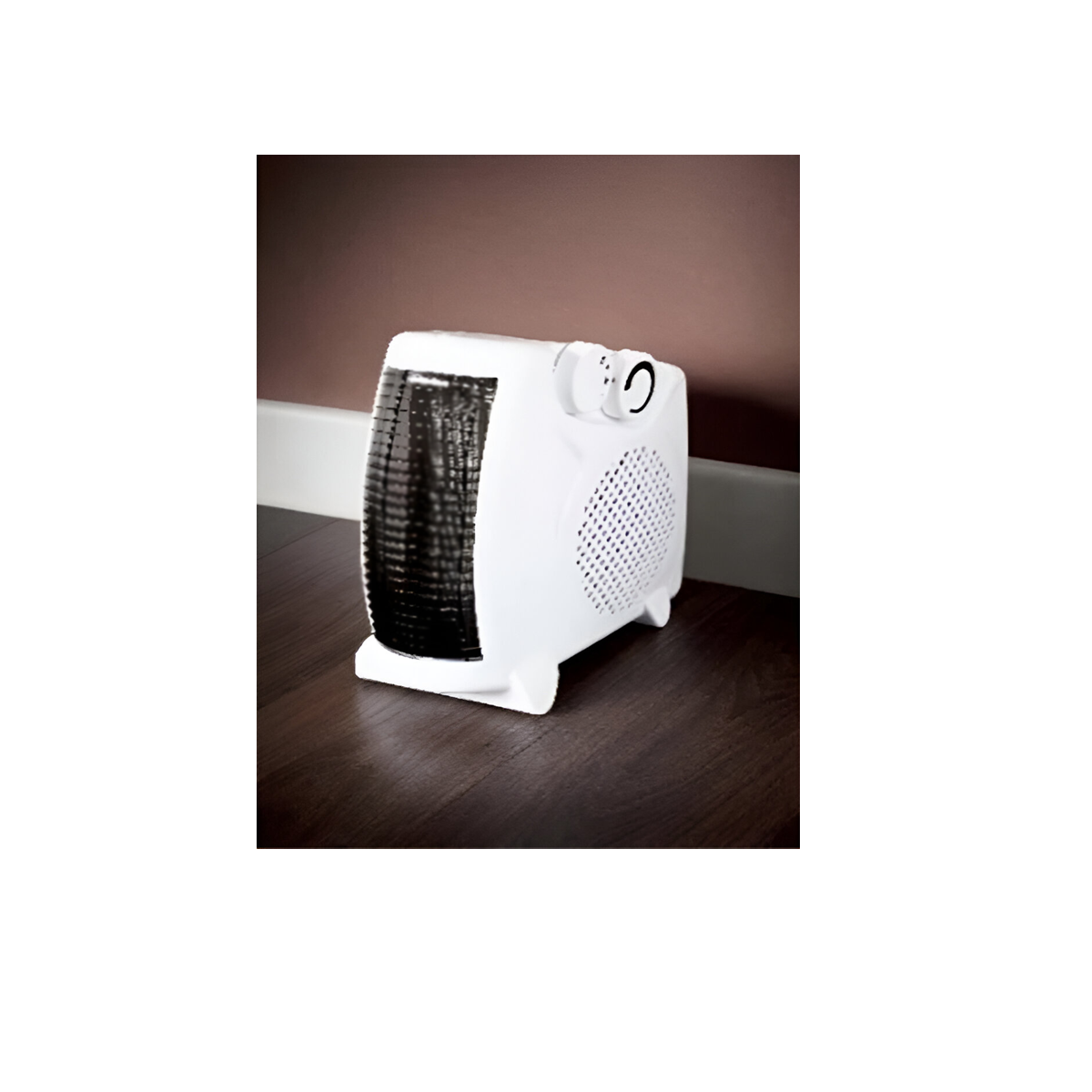 Flat Fan Heater 2000W with two heat settings, thermostatic control, 1.7m power cable – Keans Claremorris
